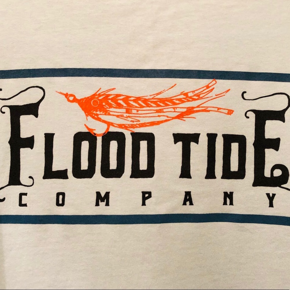Men’s Large Flood Tide Co. Graphic Tee Shirt